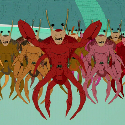 Display crabpeople